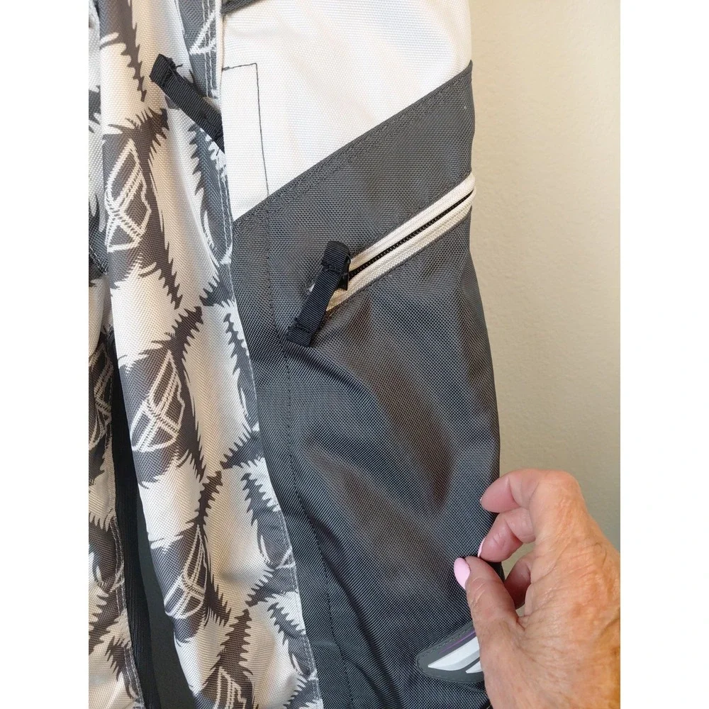 Motocross Dirt Bike Racing Fly Racing Kinetic Pants Grey White Purple Size 11/12